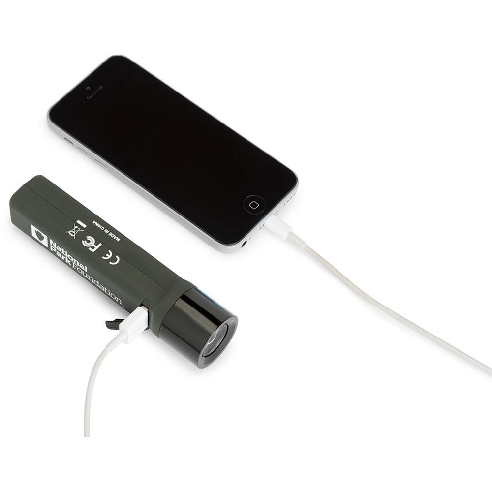 Celestron National Park Foundation Rechargeable Power Pack & LED Flashlight