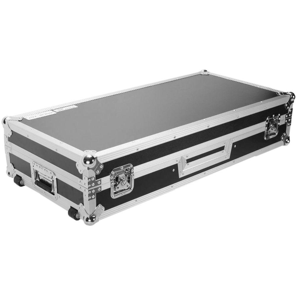 DeeJay LED Fly Drive Battle Case with Laptop Shelf for Two Turntables & One RN62 Mixer