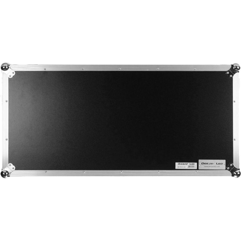 DeeJay LED Fly Drive Battle Case with Laptop Shelf for Two Turntables & One RN62 Mixer