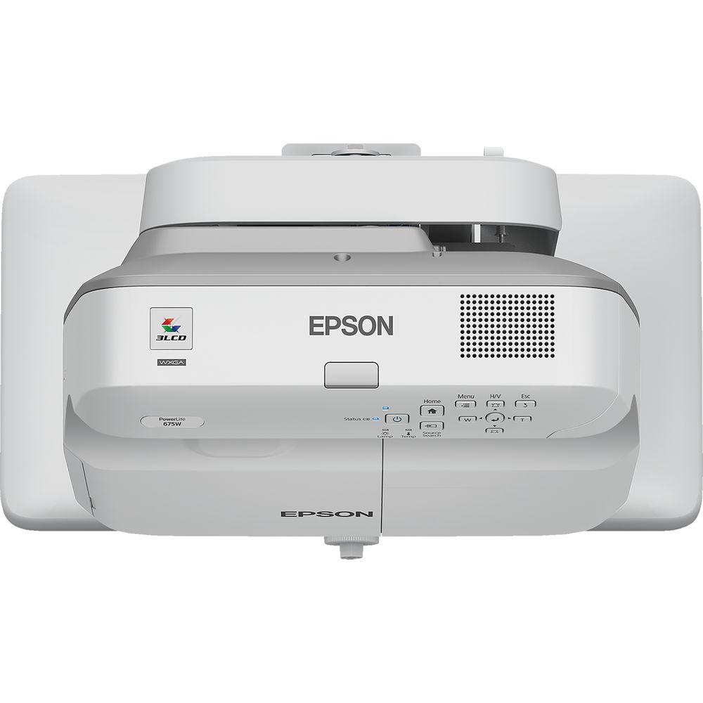 Epson PowerLite 675W 3200-Lumen WXGA Ultra-Short Throw 3LCD Projector