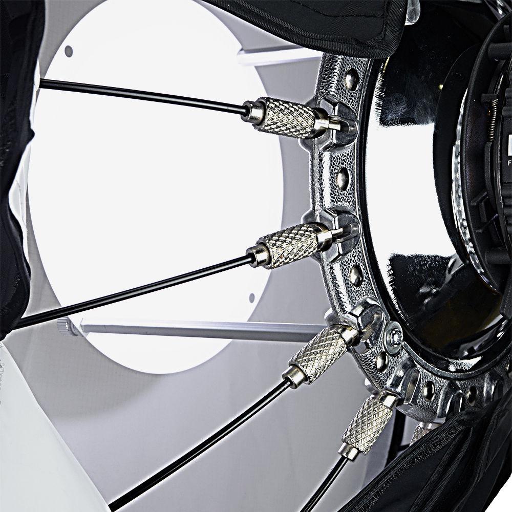 FotodioX EZ-Pro Foldable Beauty Dish Softbox Combo with 50-Degree Grid for Bowens Flash Heads