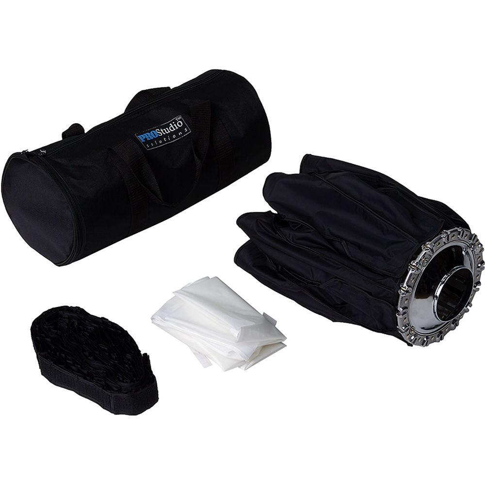 FotodioX EZ-Pro Foldable Beauty Dish Softbox Combo with 50-Degree Grid for Broncolor Pulso Flash Heads