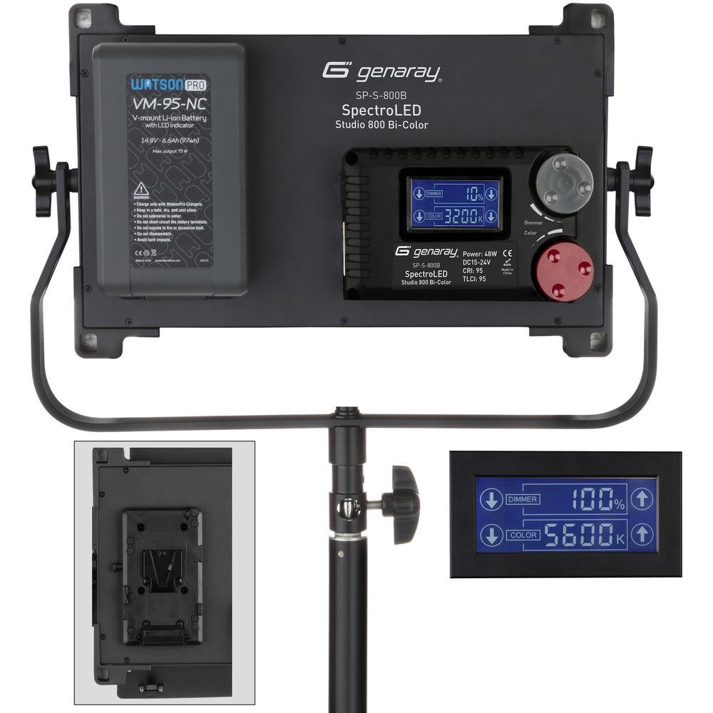 Genaray SpectroLED 800B1 Bi-Color Studio LED Light