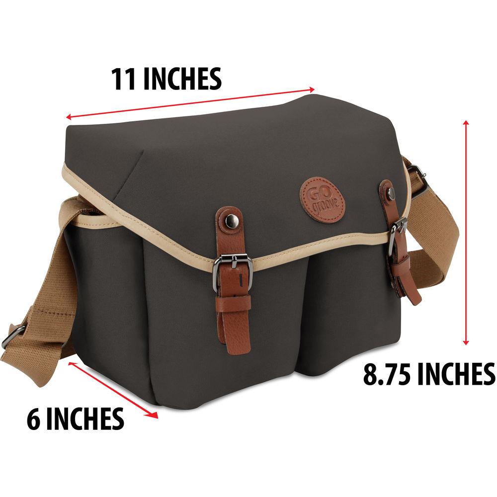 GOgroove DSLR Messenger Style Camera Bag