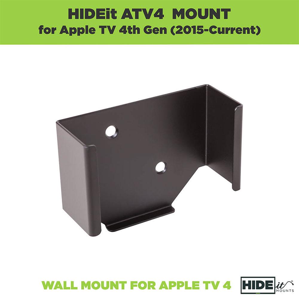 HIDEit Mounts ATV4 Apple TV 4th-Gen Wall Mount, HIDEit, Mounts, ATV4, Apple, TV, 4th-Gen, Wall, Mount
