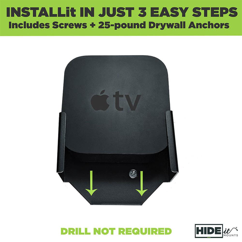 HIDEit Mounts ATV4 Apple TV 4th-Gen Wall Mount