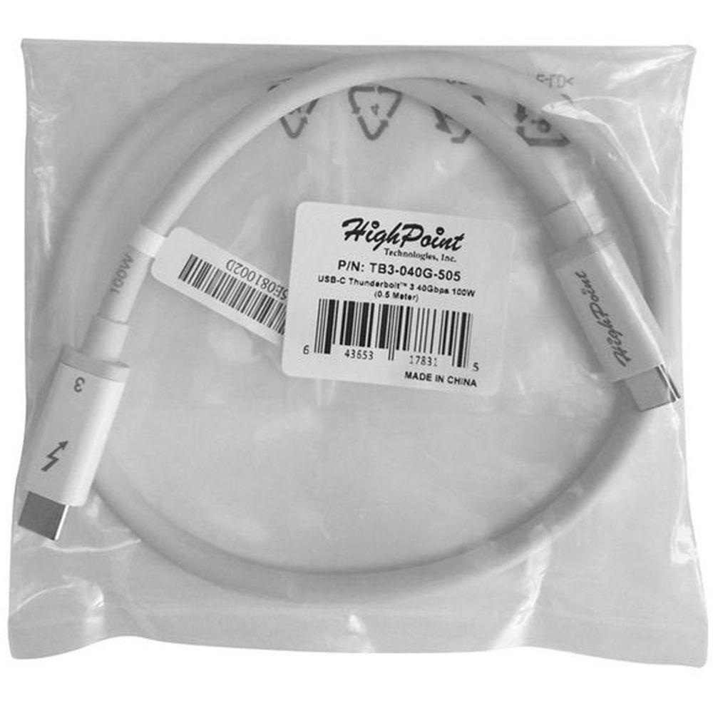 HighPoint Thunderbolt 3 40 Gb s Cable