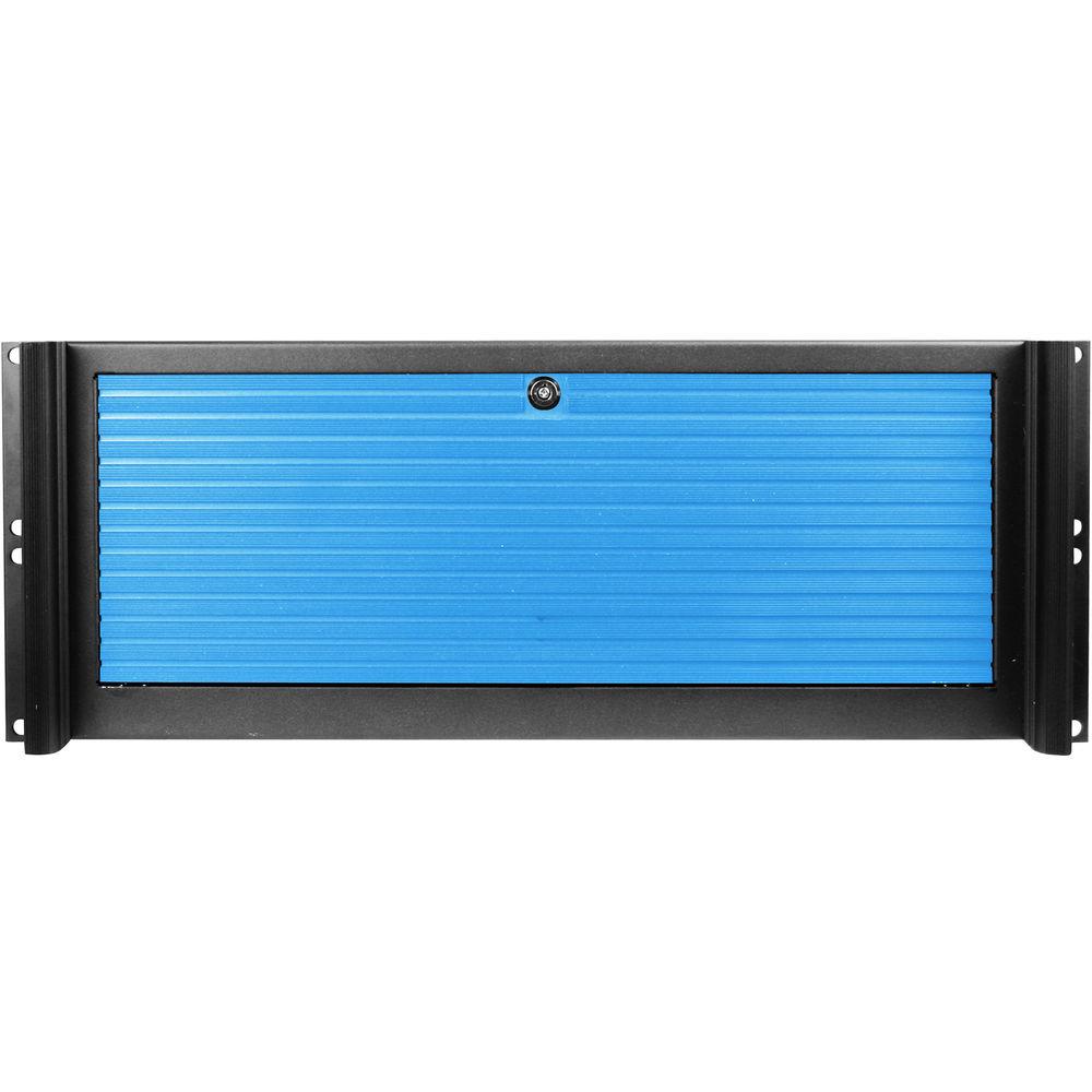 iStarUSA D416-DE6BL-BL 6-Bay Compact Rackmount Trayless Hotswap Chassis