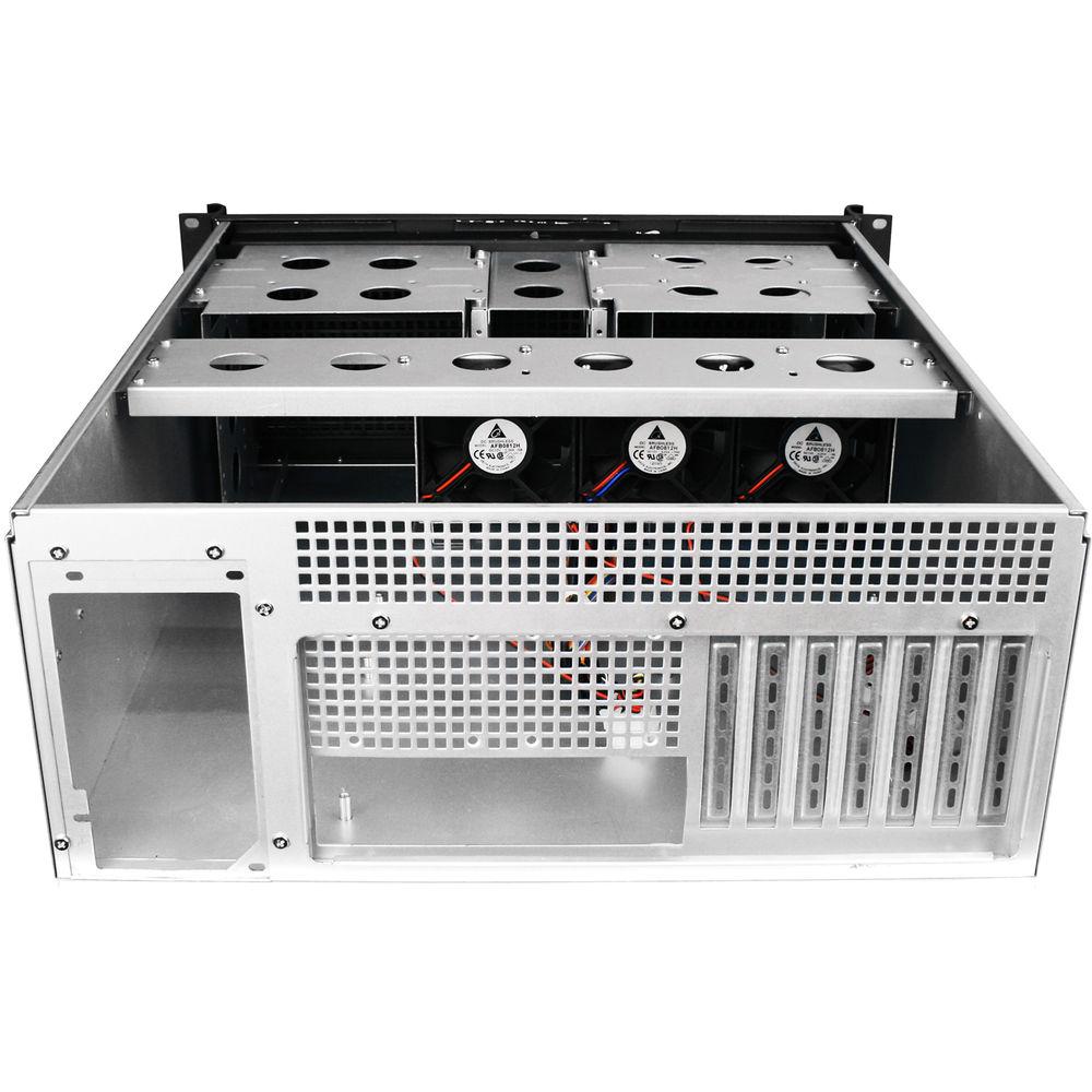 iStarUSA D416-DE6BL-BL 6-Bay Compact Rackmount Trayless Hotswap Chassis