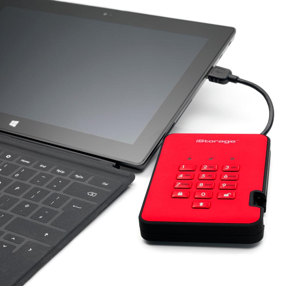 Istorage 500GB diskAshur2 USB 3.1 Encrypted Portable HDD