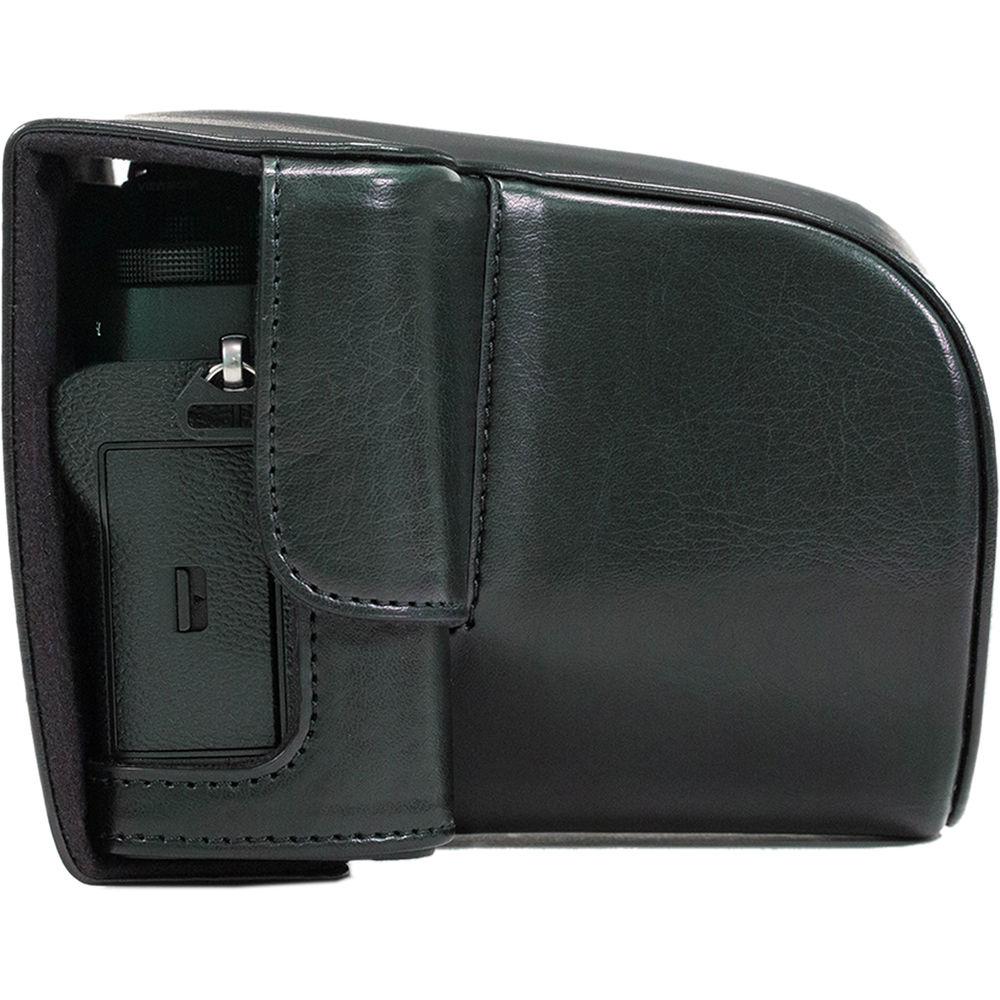 MegaGear MG870 Ever Ready Leather Case with Bottom Opening for Fujifilm X-T2 with 18-55mm