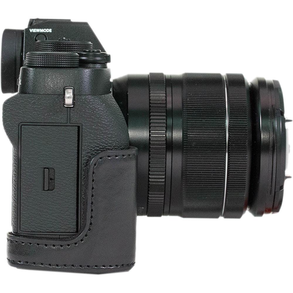 MegaGear MG870 Ever Ready Leather Case with Bottom Opening for Fujifilm X-T2 with 18-55mm