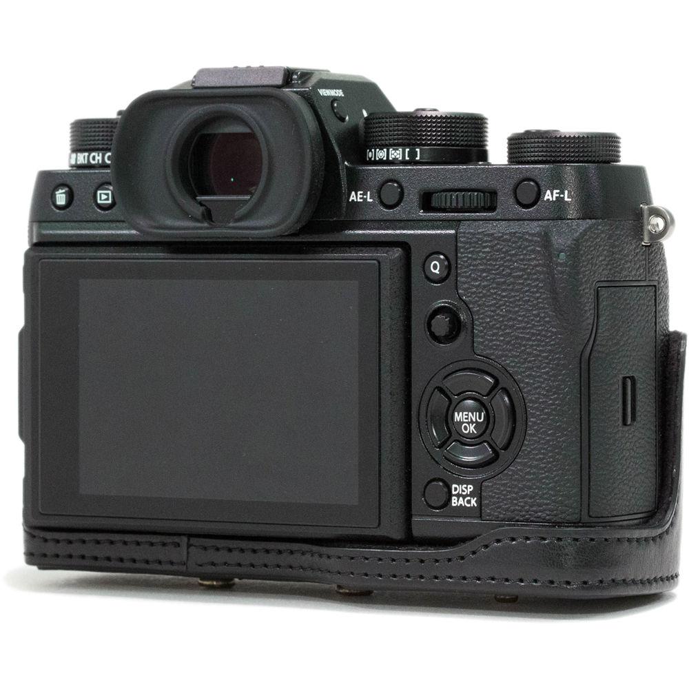 MegaGear MG870 Ever Ready Leather Case with Bottom Opening for Fujifilm X-T2 with 18-55mm