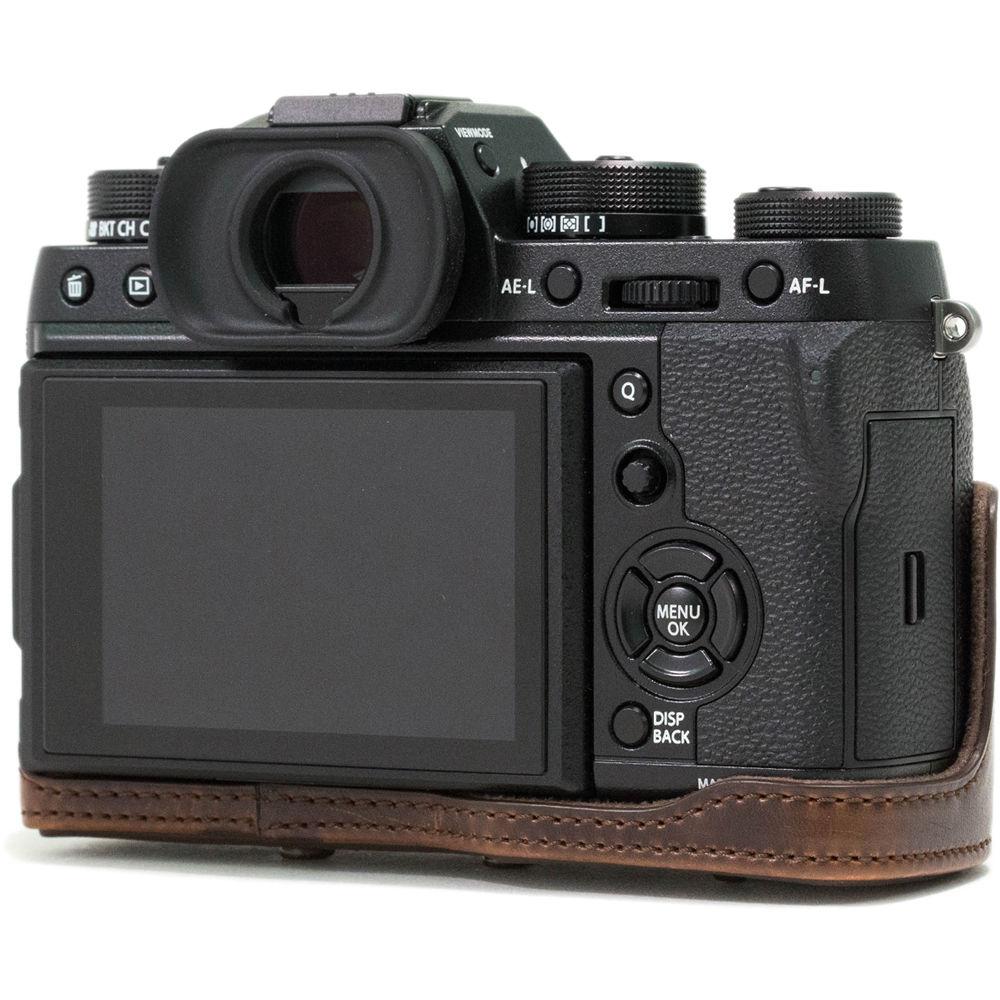 MegaGear MG871 Ever Ready Leather Case with Bottom Opening for Fujifilm X-T2 with 18-55mm