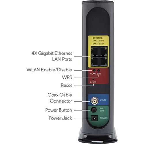 Motorola MG7550 16x4 686 Mbps DOCSIS 3.0 Cable Modem with AC1900 Dual-Band Wi-Fi