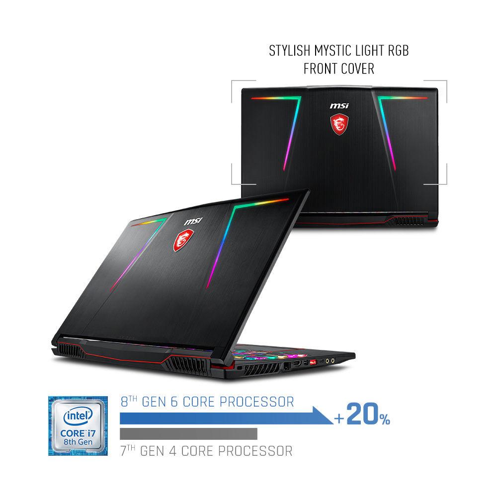 MSI 15.6" GE63 Raider RGB Gaming Laptop
