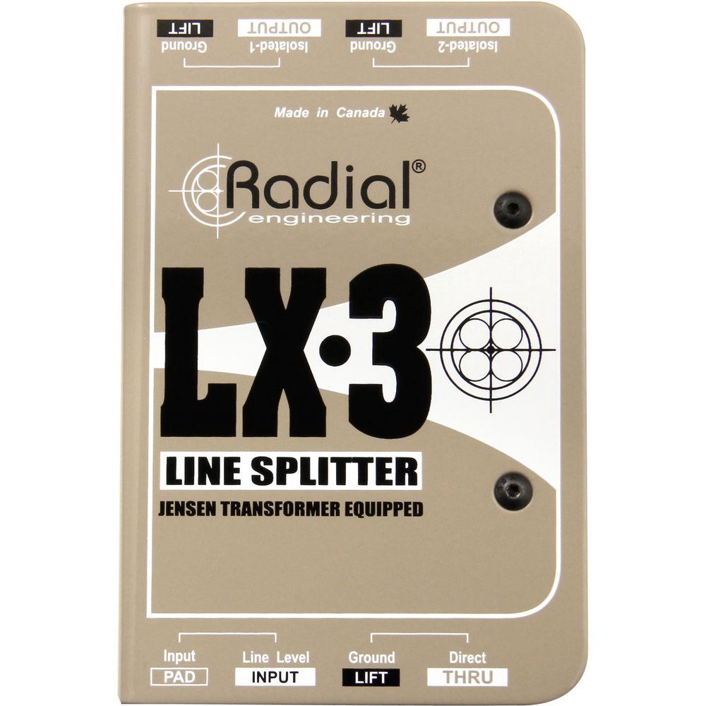 Radial Engineering LX-3 Passive Line Splitter and Attenuator