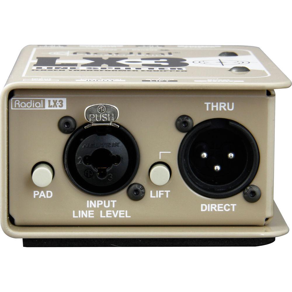 Radial Engineering LX-3 Passive Line Splitter and Attenuator