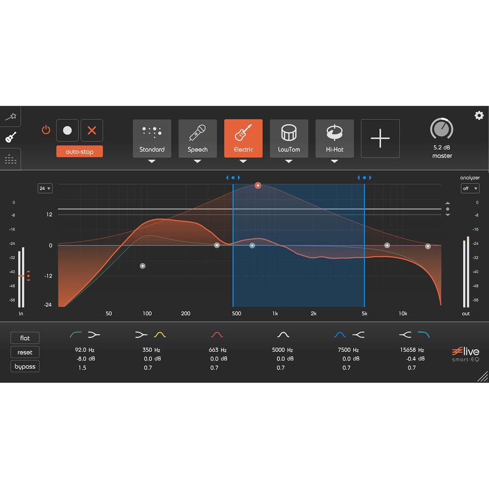 Sonible Smart:EQ Live - Intelligent Equalization Software for Live Mixing