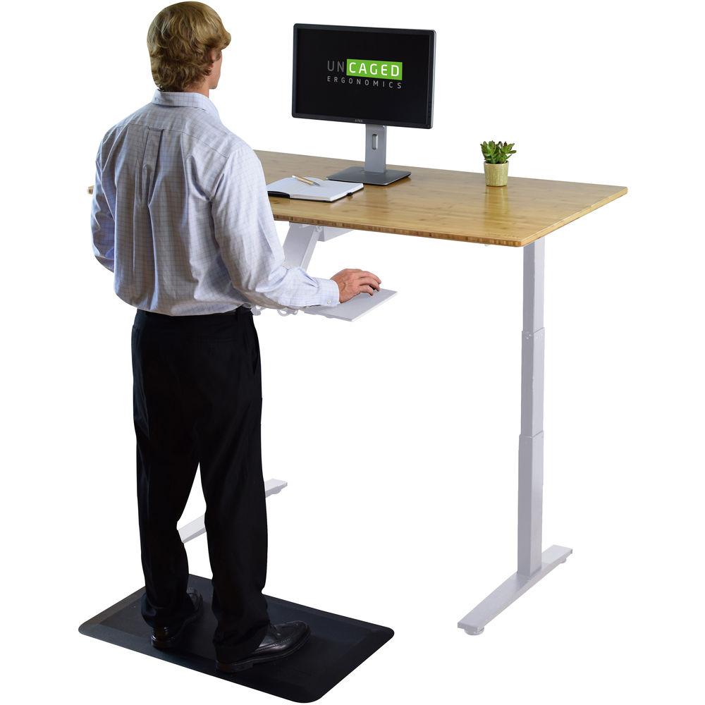 Uncaged Ergonomics 48x30" Bamboo Electric Standing Desk