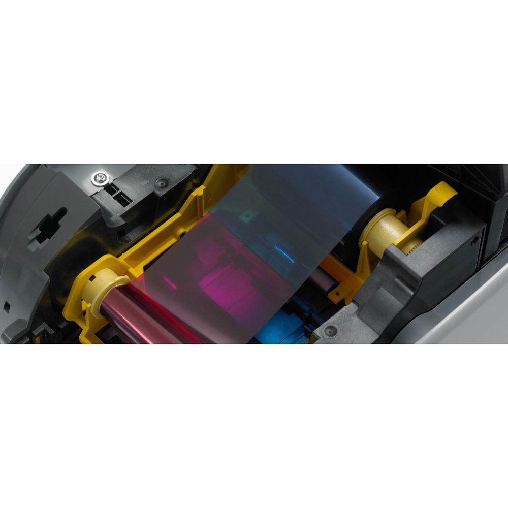 Zebra ZXP Series 1 Card Printer with ISO HiCo LoCo Magnetic Encoder and 10 100 Ethernet Connectivity
