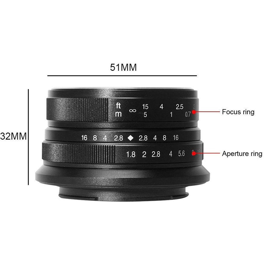 7artisans Photoelectric 25mm f 1.8 Lens for Micro Four Thirds