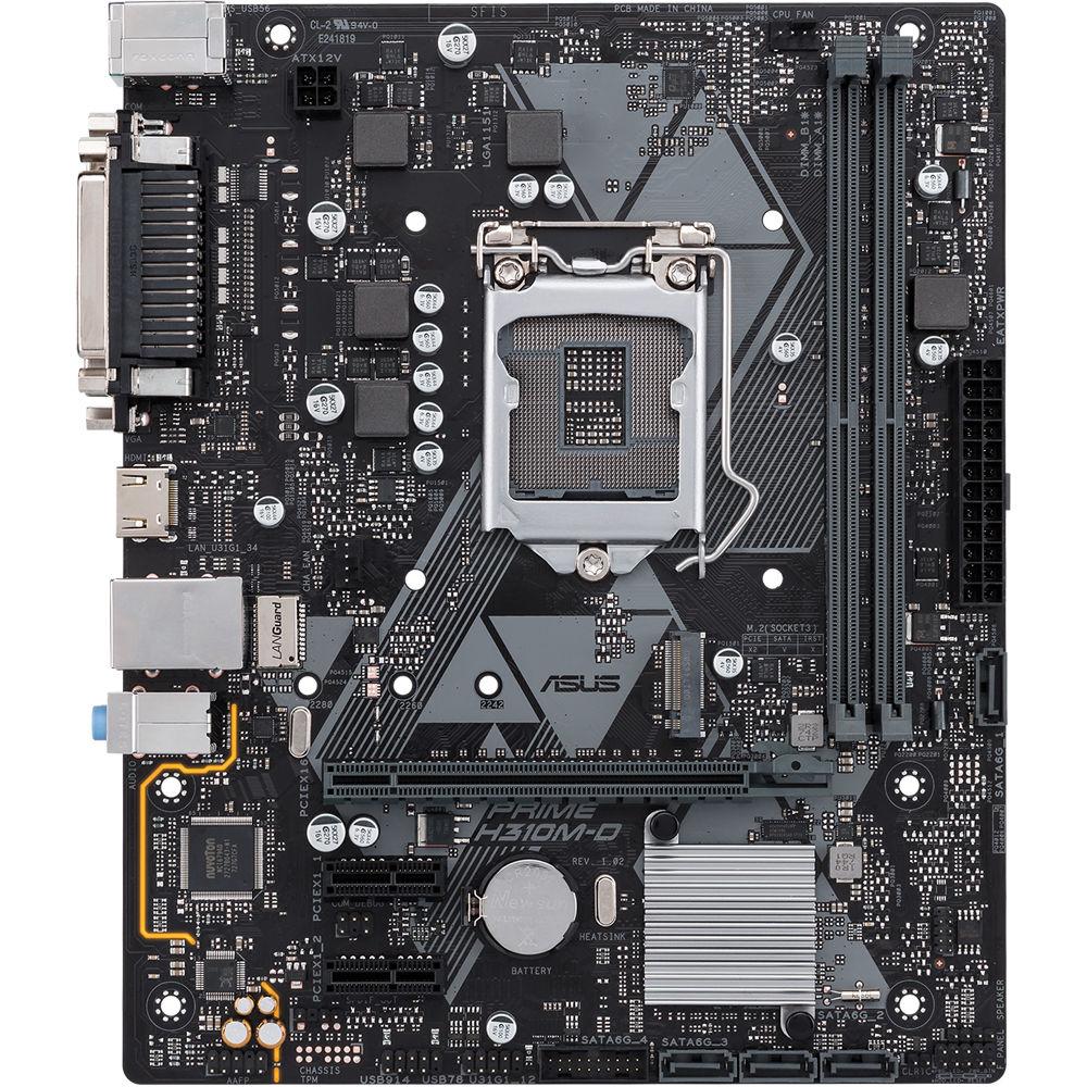 ASUS Prime H310M-D LGA 1151 Micro-ATX Motherboard