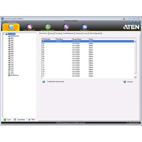 ATEN 16-Port Cat5 Dual Rail LCD KVM over IP Switch with Rackmount Kit, ATEN, 16-Port, Cat5, Dual, Rail, LCD, KVM, over, IP, Switch, with, Rackmount, Kit