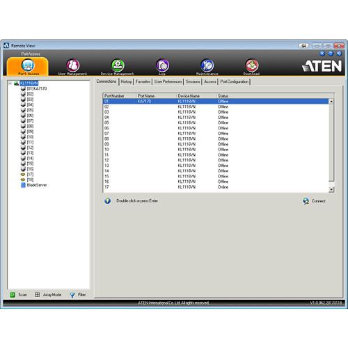 ATEN 8-Port Cat5 Dual Rail LCD KVM over IP Switch with Rackmount Kit, ATEN, 8-Port, Cat5, Dual, Rail, LCD, KVM, over, IP, Switch, with, Rackmount, Kit