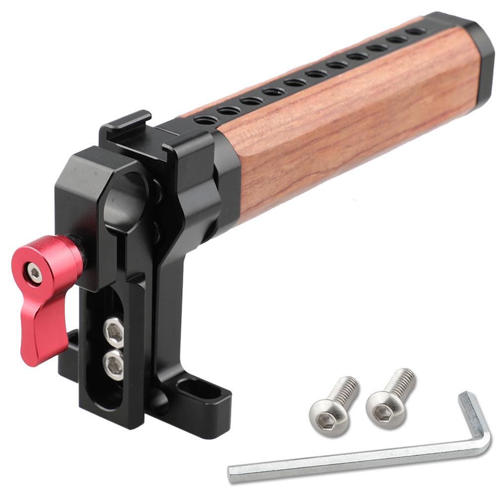 CAMVATE Top Handle Wood Grip with Rod Clamp