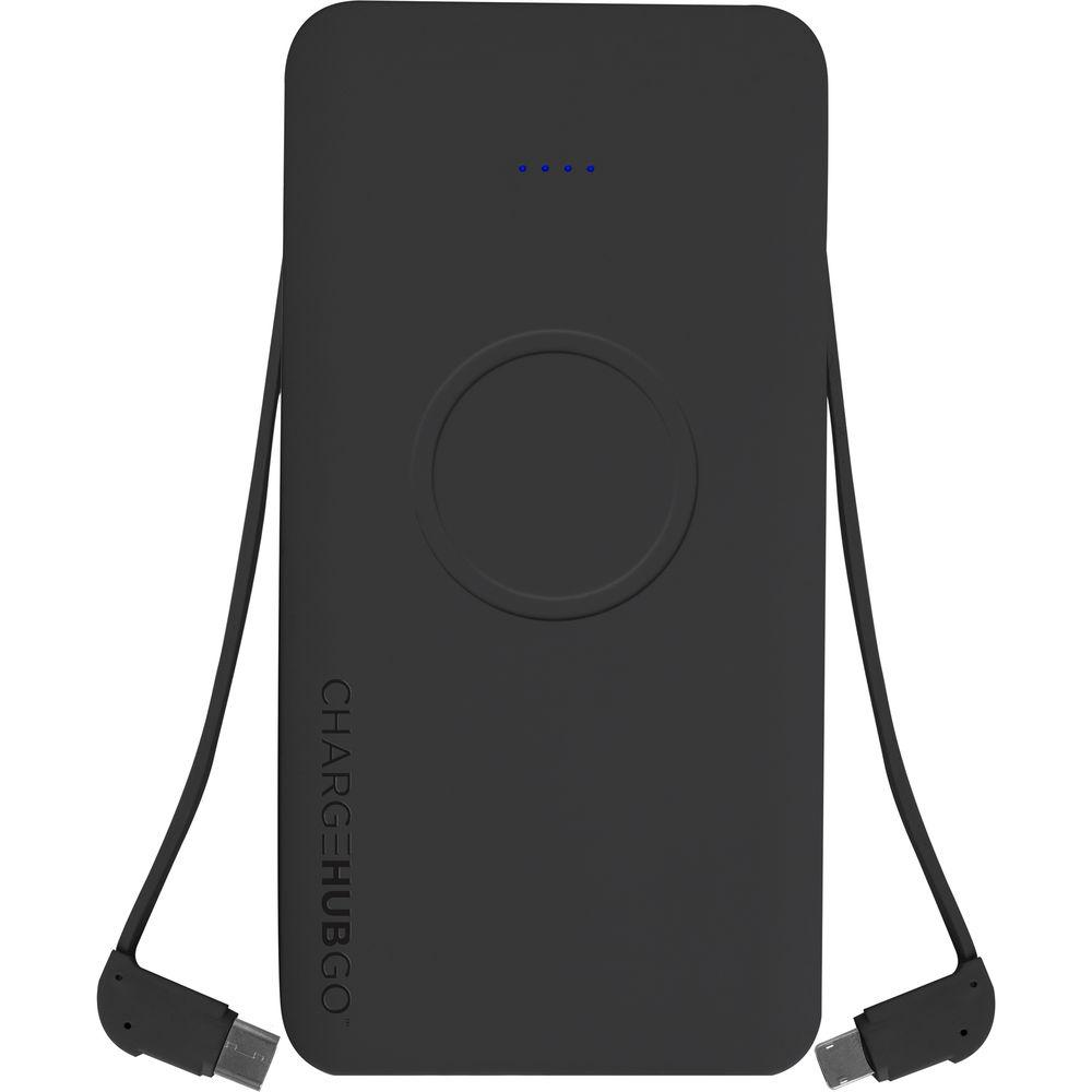 ChargeHub Go Wireless Power Bank with Charging Cables