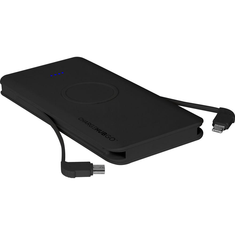 ChargeHub Go Wireless Power Bank with Charging Cables