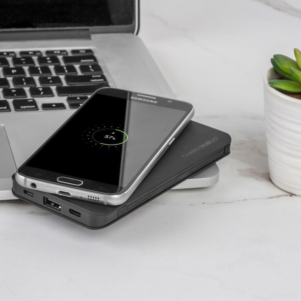 ChargeHub Go Wireless Power Bank with Charging Cables