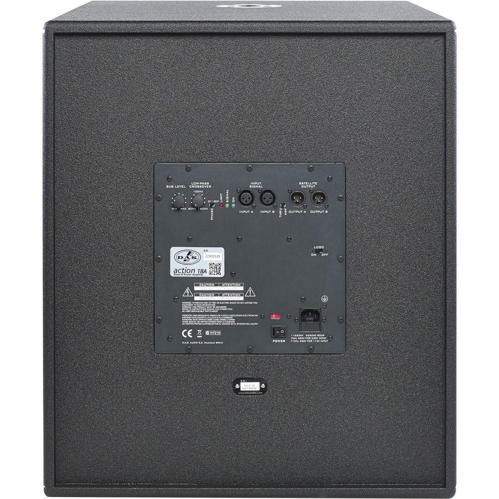 D.A.S Audio Action 18A Powered Bass Reflex Subwoofer System