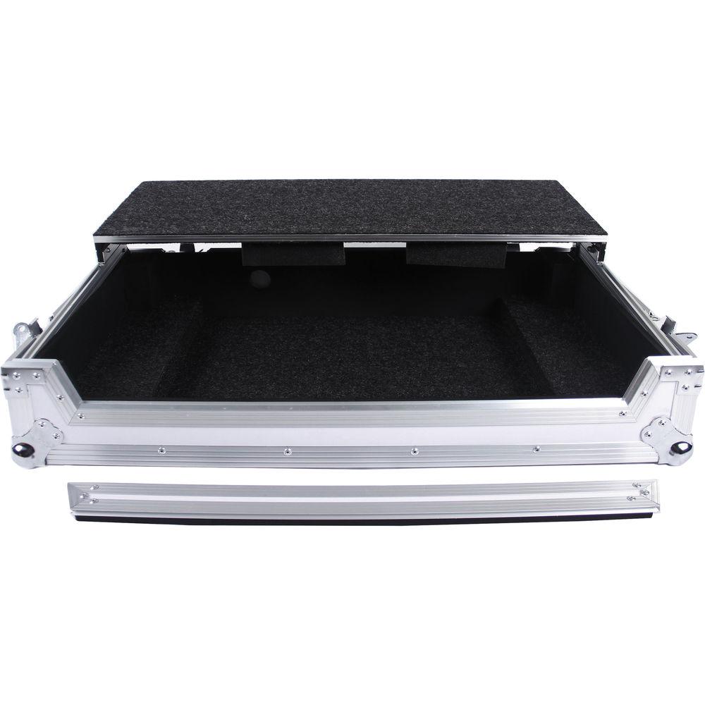 DeeJay LED Fly Drive Case for Pioneer XDJ-RX System with Laptop Shelf