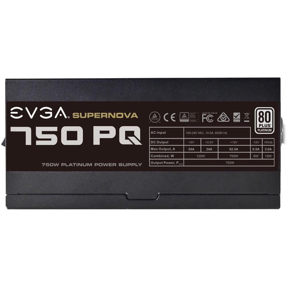 EVGA SuperNOVA 750W PQ Platinum Semi-Modular Power Supply