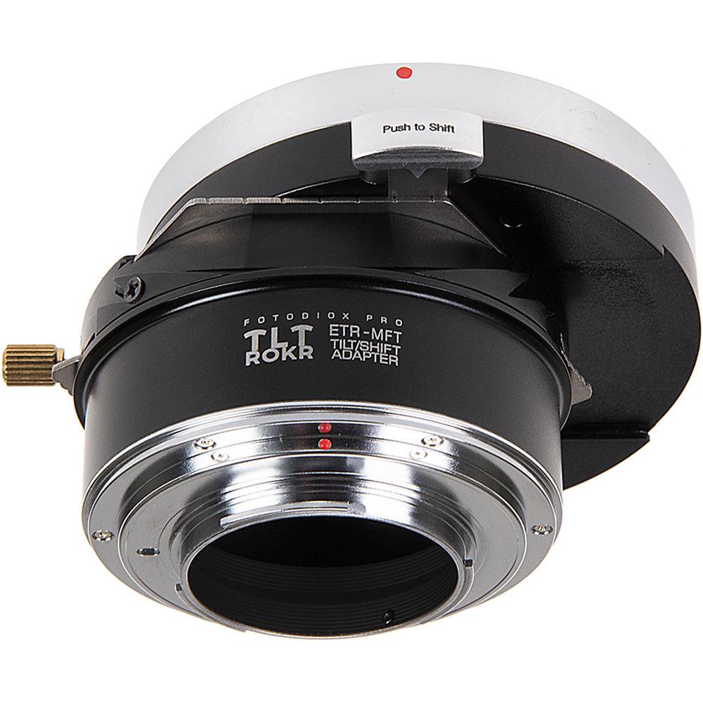 FotodioX Pro Tilt and Shift ROKR Lens Mount Adapter for Bronica ETR Lenses to Micro Four Thirds Camera Body