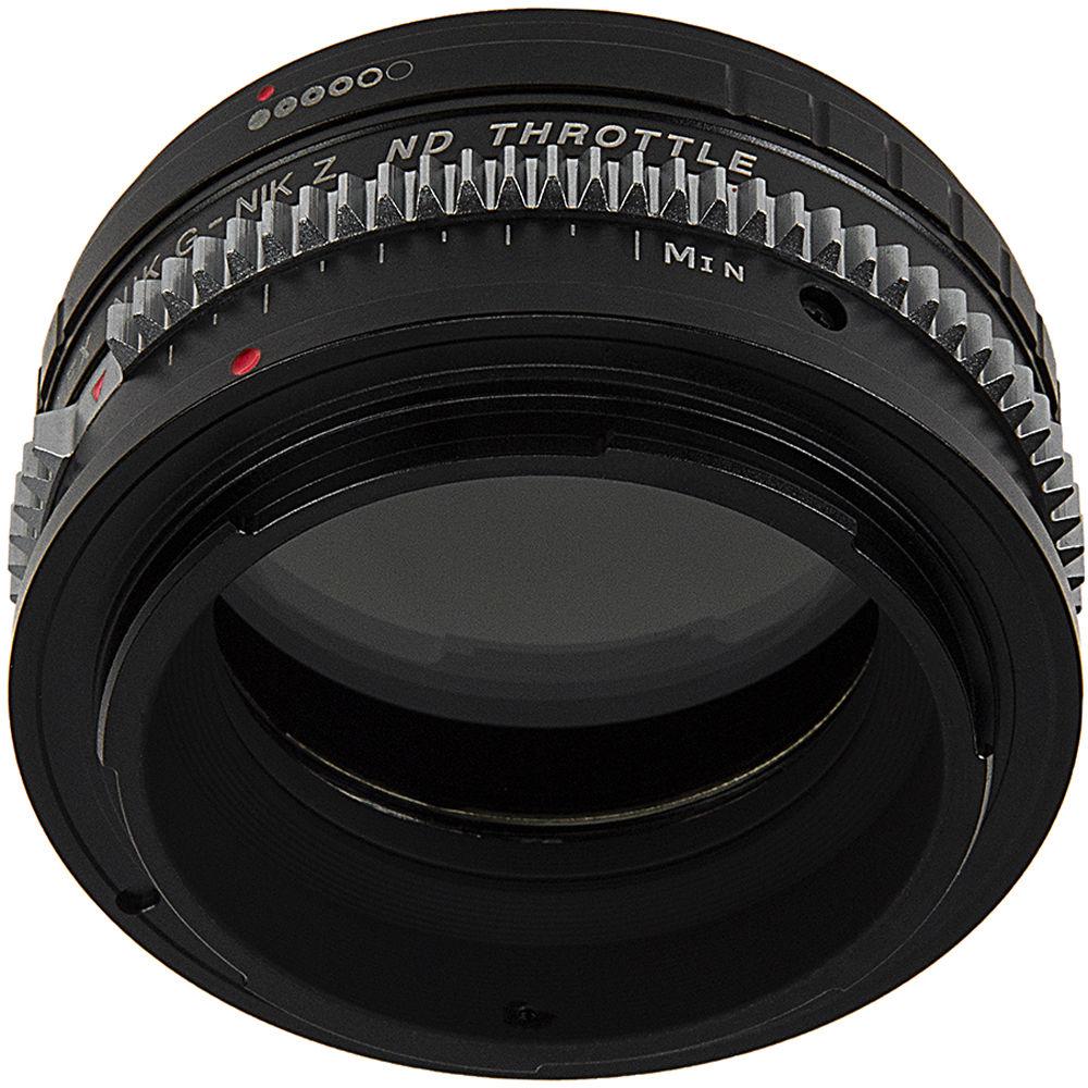 FotodioX Vizelex ND Throttle Lens Mount Adapter for Nikon G-Type Lens to Nikon Z Camera