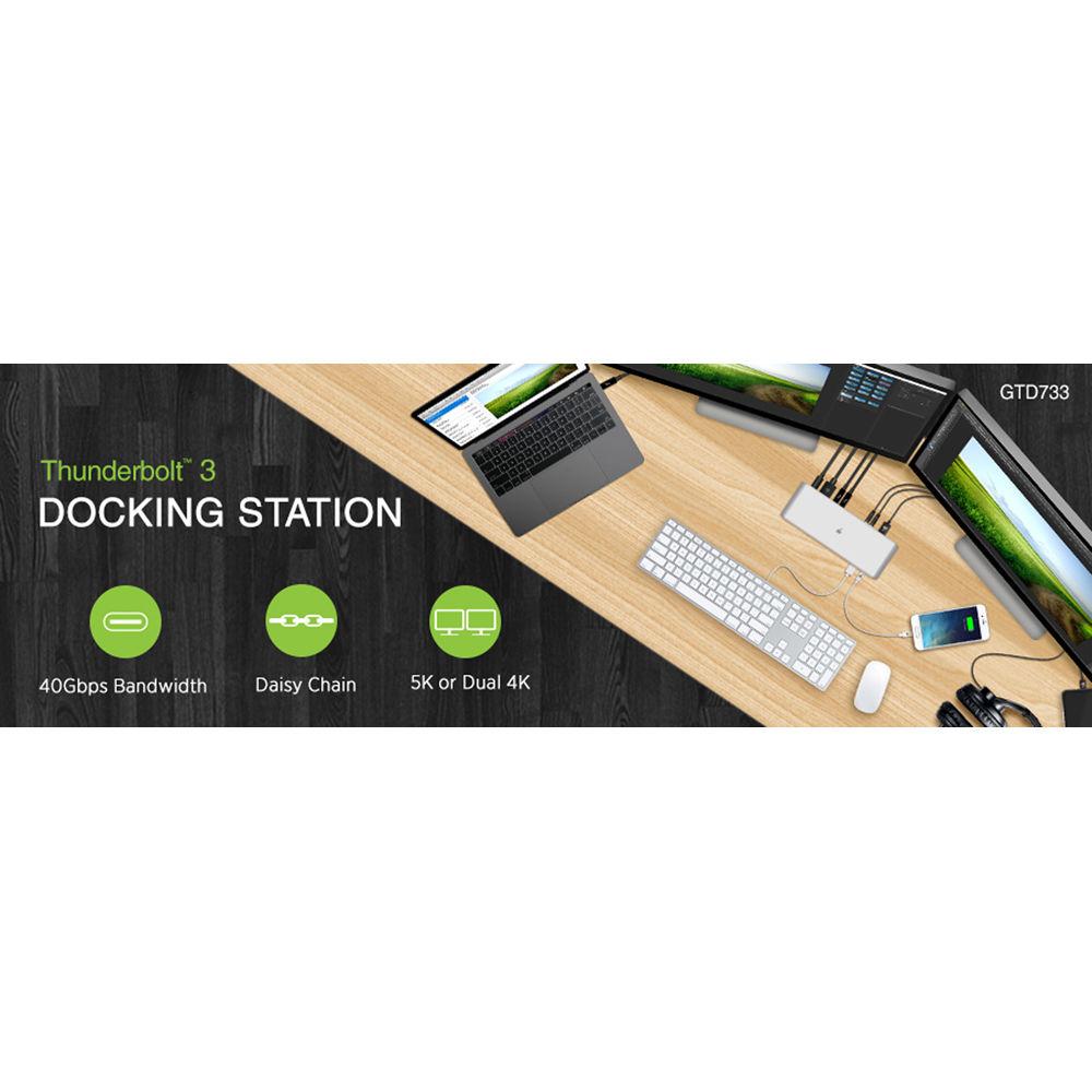IOGEAR Thunderbolt 3 Quantum Docking Station with Extra Ports