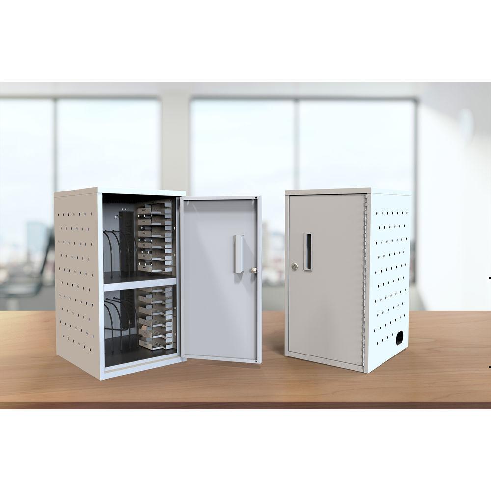 Luxor 12-Tablet Vertical Wall Desk Charging Box