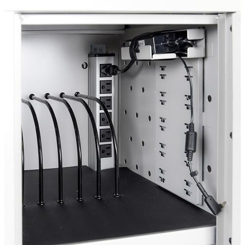 Luxor 12-Tablet Vertical Wall Desk Charging Box