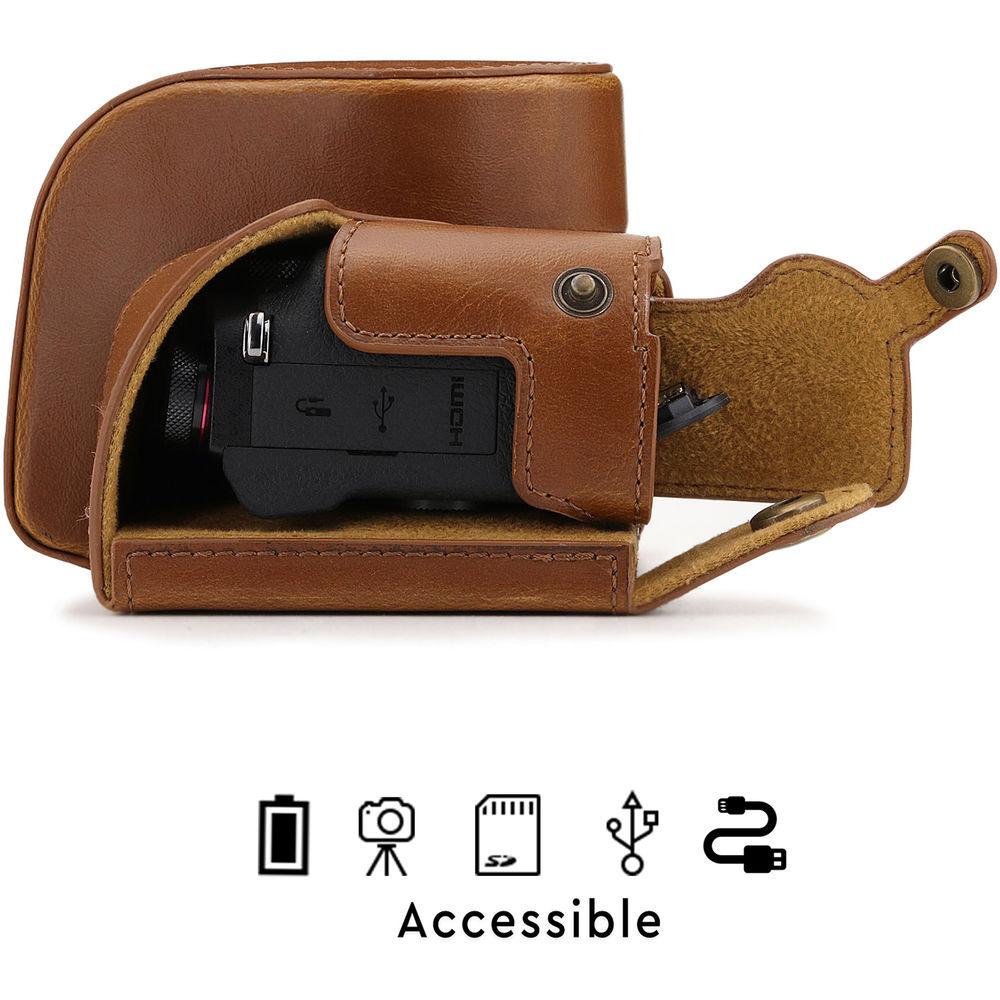 MegaGear Ever Ready Camera Case and Strap for Canon PowerShot G1X Mark III