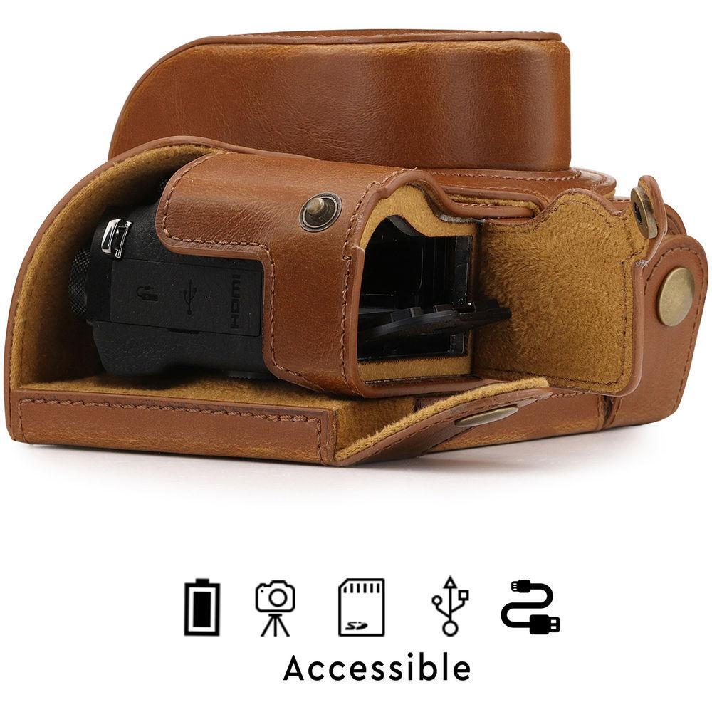 MegaGear Ever Ready Camera Case and Strap for Canon PowerShot G1X Mark III