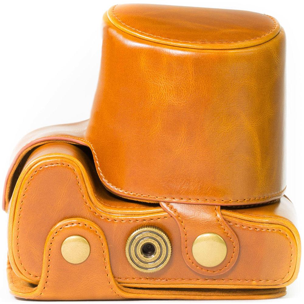 MegaGear Ever Ready PU Leather Camera Case with Strap for Canon PowerShot SX530 HS or SX520 HS