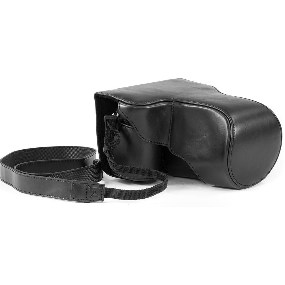 MegaGear Ever Ready PU Leather Case for LUMIX DMC-GX8 with 14-140mm Lens