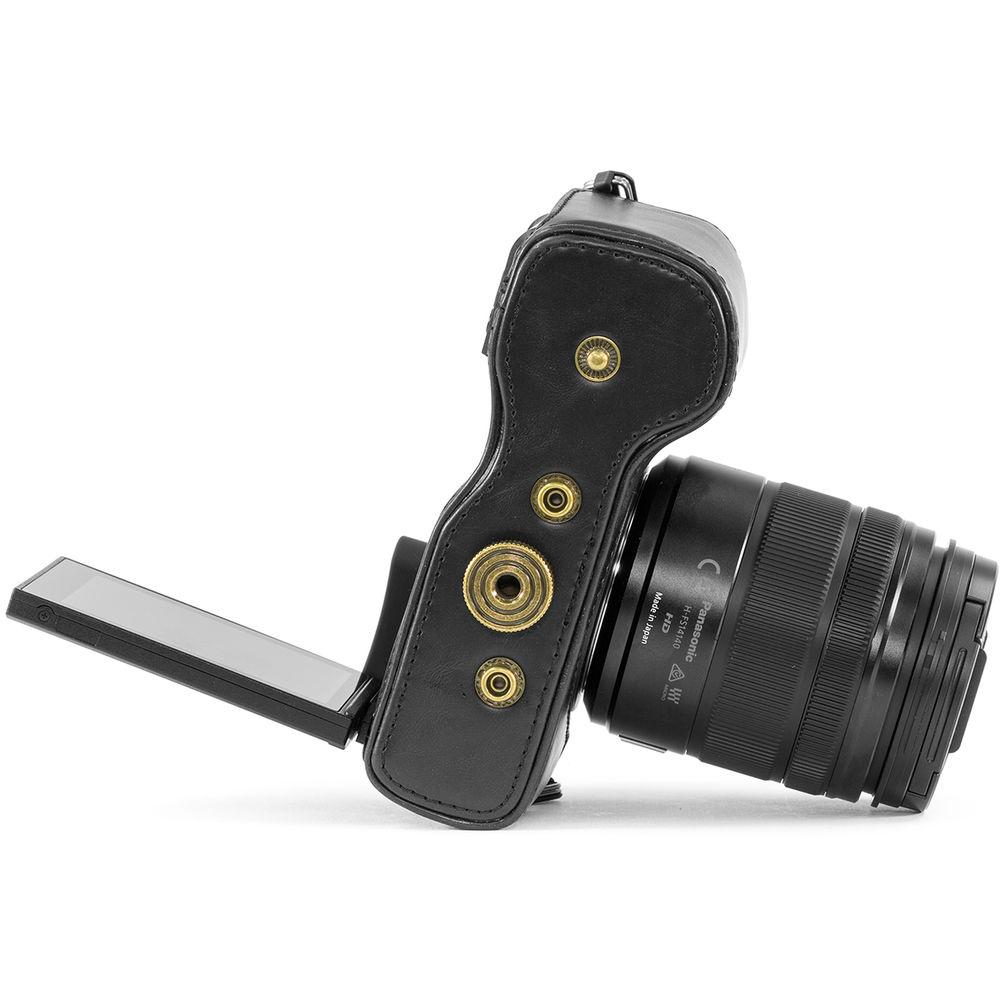 MegaGear Ever Ready PU Leather Case for LUMIX DMC-GX8 with 14-140mm Lens