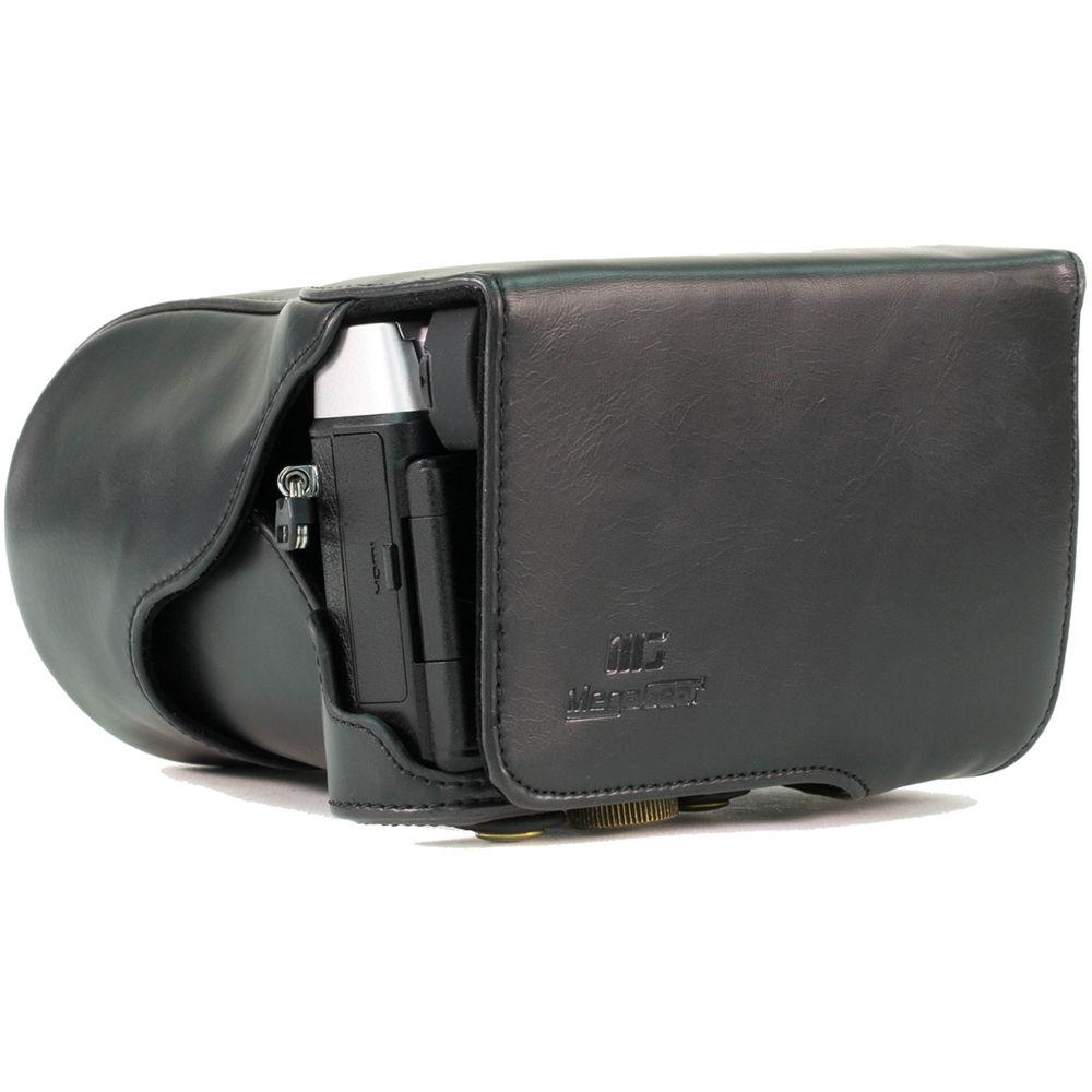 MegaGear Ever Ready PU Leather Case for LUMIX DMC-GX8 with 14-140mm Lens