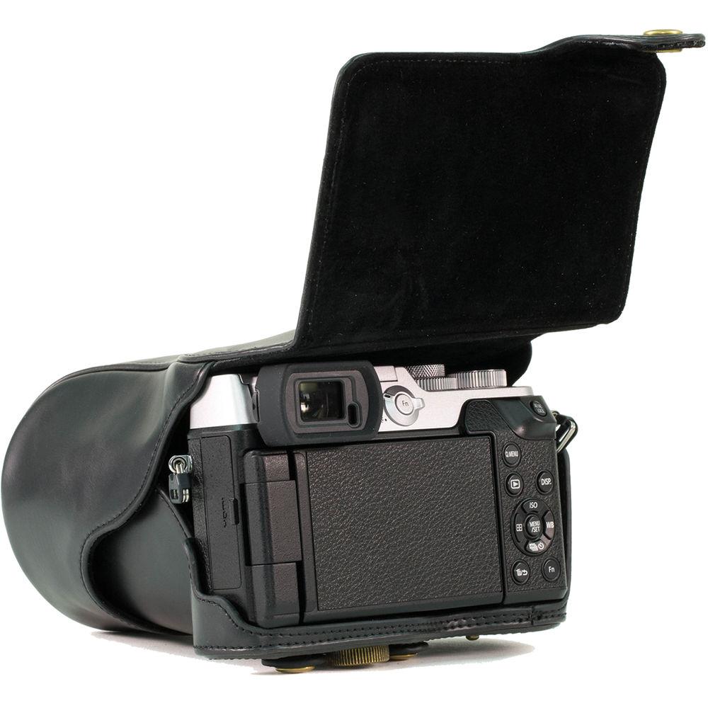 MegaGear Ever Ready PU Leather Case for LUMIX DMC-GX8 with 14-140mm Lens