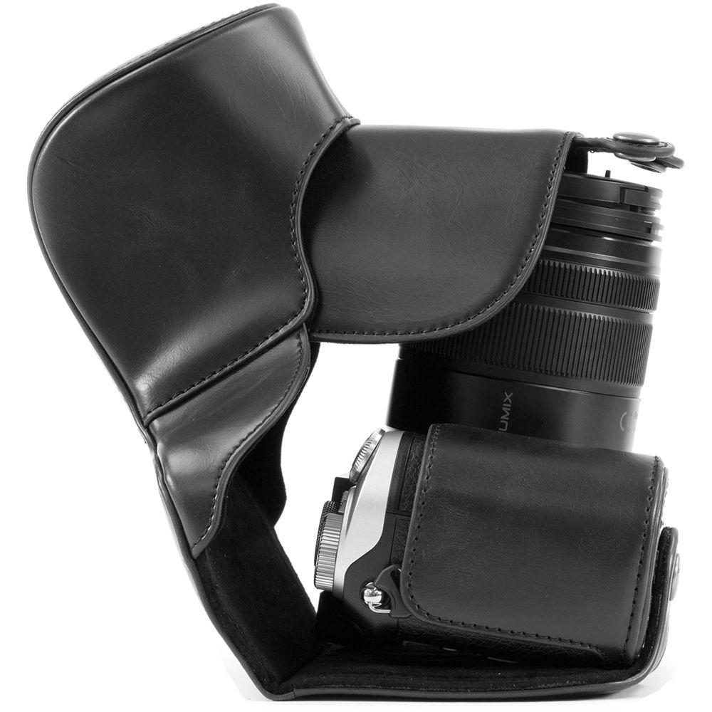 MegaGear Ever Ready PU Leather Case for LUMIX DMC-GX8 with 14-140mm Lens