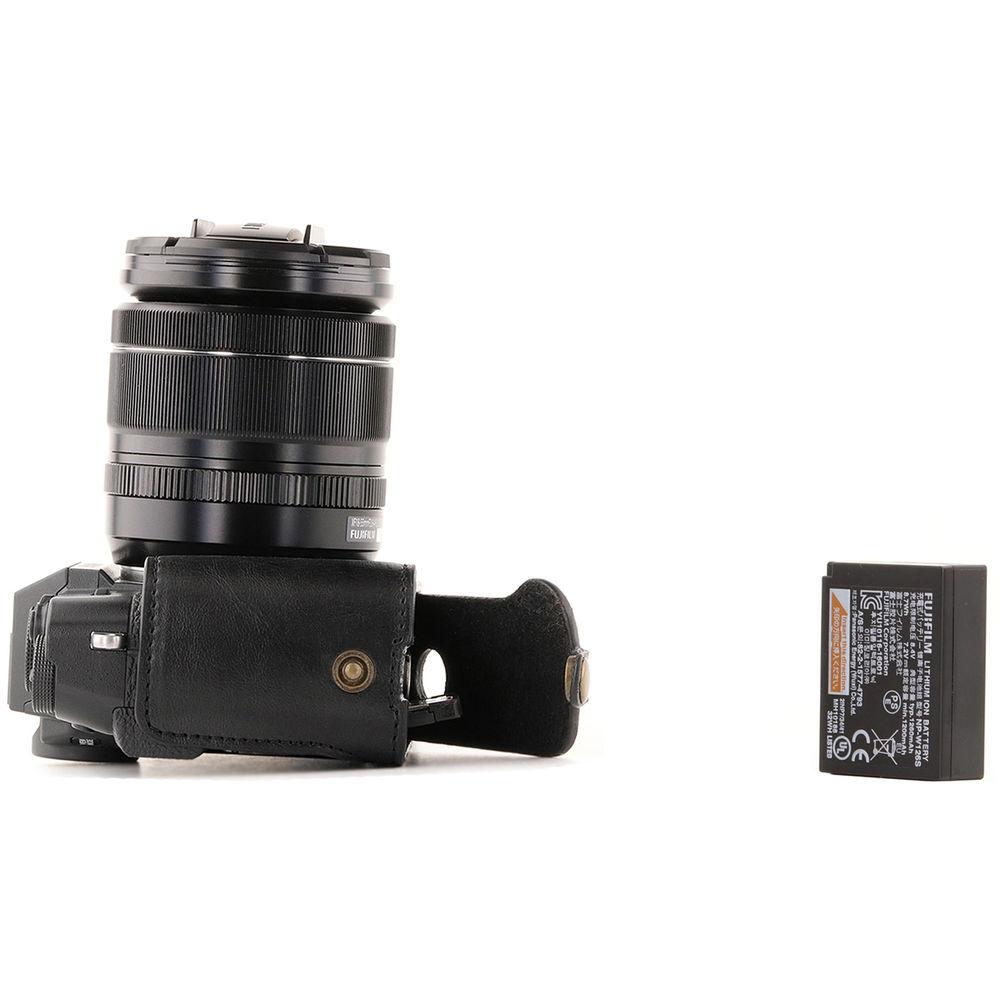 MegaGear Ever Ready PU Leather Half Case for Fujifilm X-T10 or X-T20